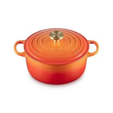 Imagem de Caçarola Flamme Doree Signature Pegador Dourado 20Cm - Le Creuset