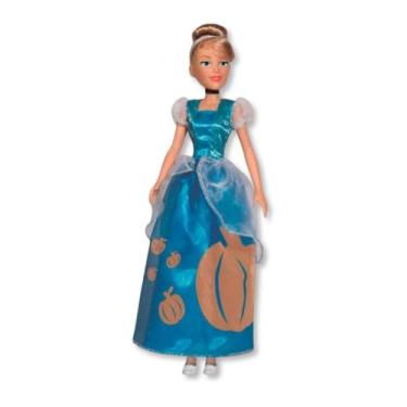 Imagem de Boneca Cinderela Mini My Size, Baby Brink, Multicor