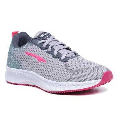 Imagem de Tênis de Caminhada e Academia Feminino Confortável Leve Esportivo Fitness (Cinza, BR, Adulto, Numérico, 36)