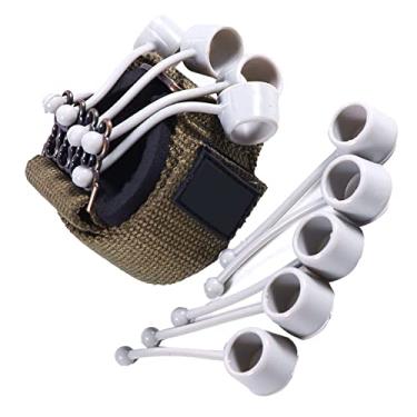 Imagem de Naroote Maca de Dedo, Fácil de Ajustar o Treinador de Aperto de Dedo Resistente à Tração Confortável Ajuste Luva de Silicone para Treinamento de Articulação de Mão (#11)