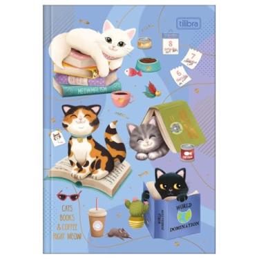Imagem de Caderno 1/4 Brochura Purrfect Cats 80 Folhas Tilibra 1044586