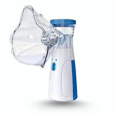 Imagem de Inalador Portátil Silencioso Ultrassônico – Nebulizador Compacto Recarregável USB ou Pilha (AA), 3 Modos para Crianças e Adultos | Ideal para Viagem e Uso Noturno (Bivolt)