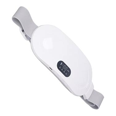 Imagem de Cryfokt Almofada de Aquecimento Menstrual Aquecimento Rápido Ajustável para Alívio de Cãibras, Almofada de Calor Elétrica para Alívio da Dor Menstrual para Mulheres Com Carregamento USB, de de Cintura para Descanso, Leitura (Branco)