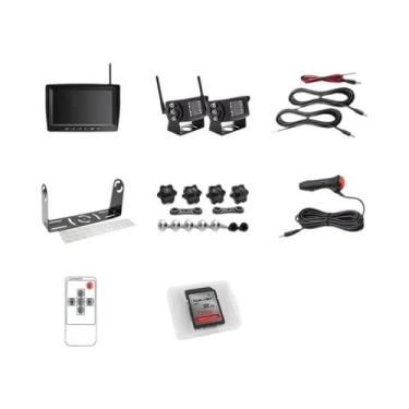 Imagem de Monitor DVR Sem Fio GreenYi De 7 Polegadas 1280x720 HD AHD Com Visão N