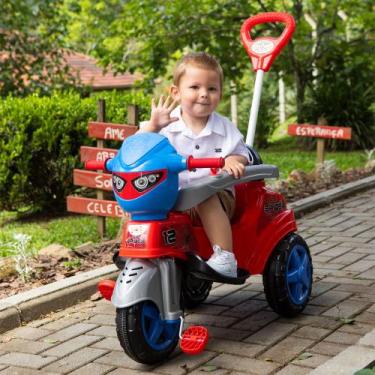 Imagem de Carrinho Triciclo De Passeio Baby City Homem Aranha Spider - Maral