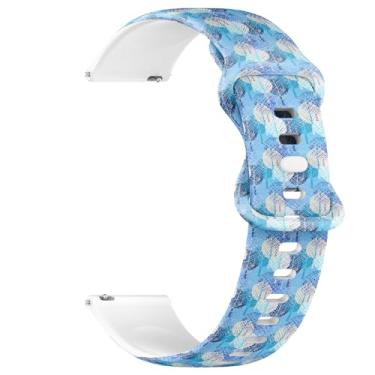 Imagem de Pulseira de silicone macia de silicone compatível com Amazfit GTS 4 / GTS 4 Mini/GTS 3 / GTS 2 / GTS 2 mini/GTS, 20 mm