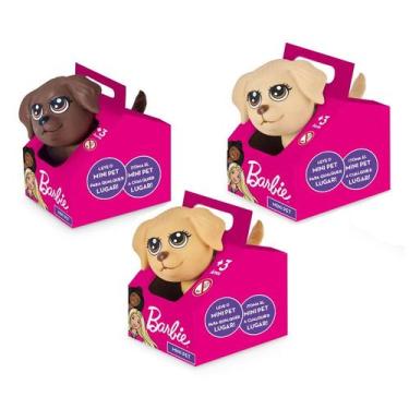 Imagem de DJ Taffy e Honey na Casinha Kit 3 Mini Pets Cachorro da Barbie Mattel