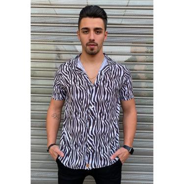 Imagem de CAMISA ANIMAL PRINT ZEBRA-Unissex