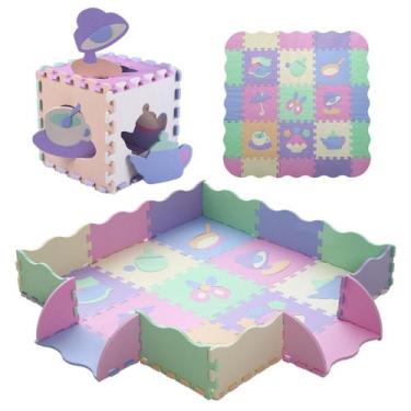 Imagem de Tapete de jogo Tamiplay Foam 120x120cm 25 peças Puzzle Kids