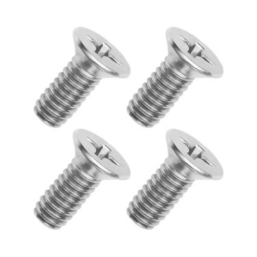 Imagem de Sandfren 4 peças de parafuso de retenção de disco de freio de carro, parafuso de retenção do rotor dianteiro e traseiro de aço inoxidável substitui 93600-06014-0H, compatível com Accord Crosstour