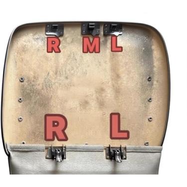 Imagem de Para Audi Q7 A4 B7 A3 S3 A6 S6 Fivela do encosto do banco dianteiro Clipe de fixação lateral traseira (canto superior direito)