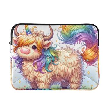 Imagem de Capa acolchoada para laptop de 14 polegadas, capa de transporte, à prova de choque, capa protetora para notebook