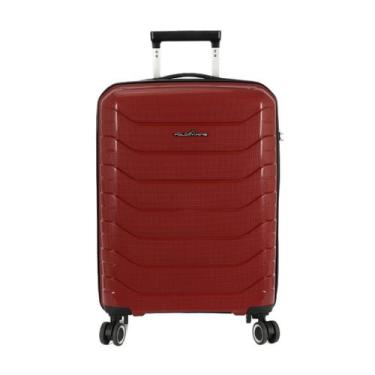 Imagem de Mala Bordo PP Polipropileno Cadeado TSA Rodas 360 - Polo King, Vermelh