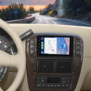 Imagem de Rádio automotivo atualizado para Ford Explorer 1998 1999 2000 2001 2002 2003 2004 2005, tela sensível ao toque IPS de 7 polegadas para Explorer Car Stereo com Carplay Android Auto/FM/Bluetooth/GPS