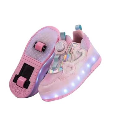 Imagem de Tênis Infantil com Rodinhas e LED – Luzes Coloridas, Estilo e Diversão (Nº 27 ao 37)