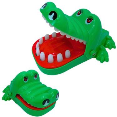 Imagem de Brinquedo Infantil Jogo Morde Dedo Aperta Dente Jacaré Tubarão - 99 To