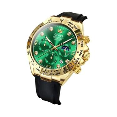 Imagem de Relógio Multifuncional De Fases Da Lua Feminino OLEVS 2875 Com Pulseir