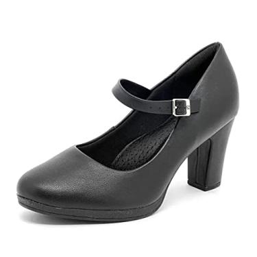 Imagem de Sapato Fem Piccadilly Boneca Preto 130211-4 Tamanho:39;Cor:Preto