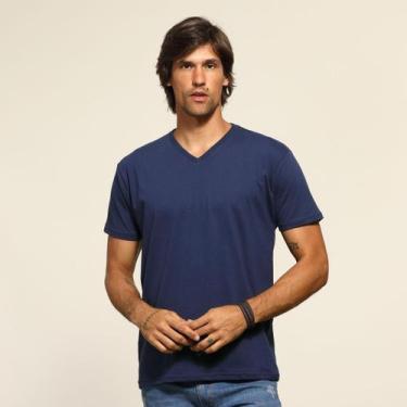 Imagem de Camiseta Minimalista VLCS Elegance, Marinho, M