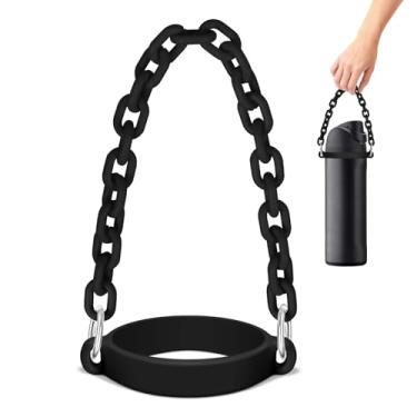 Imagem de BKBY Alça de alça de garrafa de água compatível com Owala Smoothsip Slider Caneca de café e garrafa de água Owala Freesip 680 g 947 g 1,134 g, suporte de acrílico forte seguro para corrida, corrida