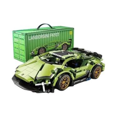 Imagem de Blocos De Montar De Carro Esportivo De Corrida 688 Peças Veículo Mecân