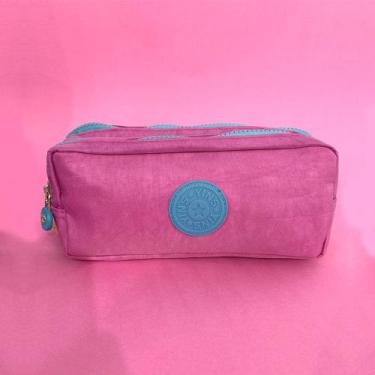 Imagem de Estojo Duplo Crinkle Bicolor Yins - YIN'S, Rosa