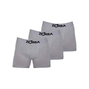 Imagem de Kit com 3 Cuecas Boxer Zorba 781, Mescla, GG