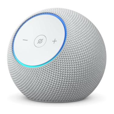 Imagem de Amazon Echo Dot Max , Smart Speaker com Alexa, Som Envolvente e Hub de Casa Inteligente Integrado, Ideal para sua sala de estar, Cor Branca