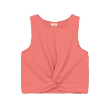 Imagem de Blusa infantil menina em cotton cropped Brandili