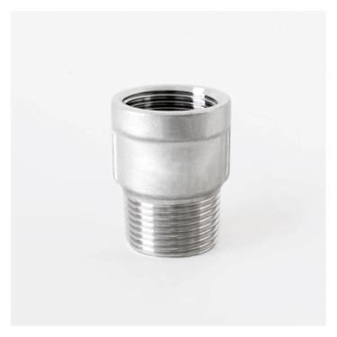 Imagem de 1/10.2 cm 3/20.3 cm 1/5.1 cm 3/10.2 cm 2.5 cm BSP Rosca fêmea para macho 304 soquete de aço inoxidável redutor conector adaptador acoplador (NO5)