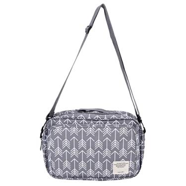 Imagem de Zhjvihx Bolsa para Carrinho de bebê, Organizador de Fraldas de Vários Bolsos de Grande Capacidade Com Alça de Ombro, Organizadores de Carrinho de bebê para Viagens Curtas, 11,4 X 3,9 X