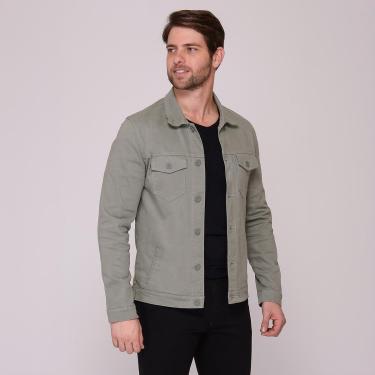 Imagem de Jaqueta Masculina Sarja Elastano Básica Conforto Casual-Masculino