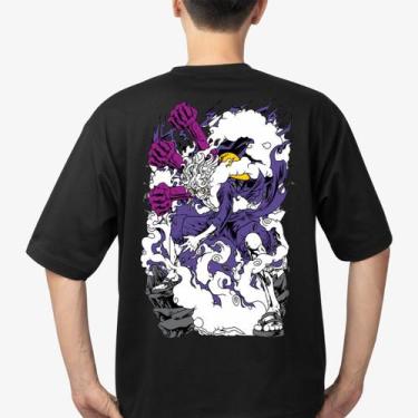 Imagem de Camisa Oversized Luffy Gear5 Akuma no Mi Adulto - Glev.Conceito, P, Pr