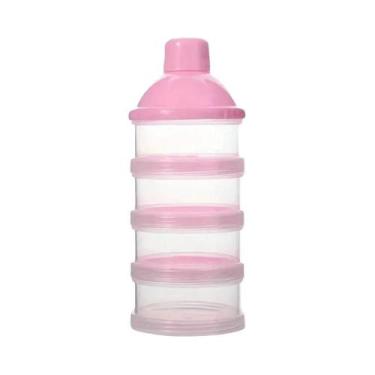 Imagem de Caixa De Leite Em Pó Para Bebês Colorida De Grande Capacidade Com 5 Co