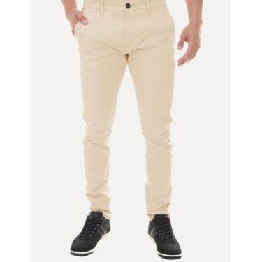 Imagem de Calça Tommy Hilfiger Masculina de Sarja Brooklyn Creme-Masculino