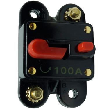 Imagem de Disjuntor Automotivo Proteção Som Bateria Resetável Liga Desliga