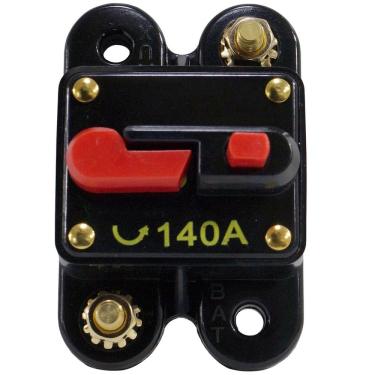 Imagem de Disjuntor Automotivo Proteção Som Bateria Resetável Liga Desliga