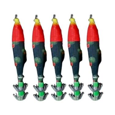 Imagem de Isca Luminosa Para Lula E Polvo, 5 Peças, 10cm, 6g, Isca Artificial De