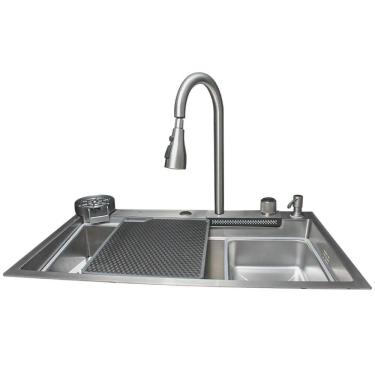 Imagem de Cuba Gourmet Premium Completa em Aço Inox 78x45cm com Acessórios - CUB-025 - STILLUS HOME