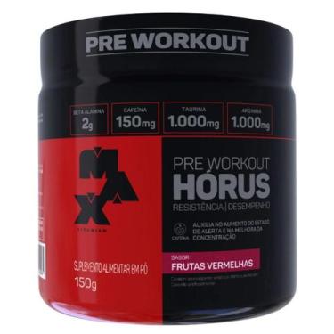 Imagem de Pré Treino Horus 150g Max Titanium, Frutas Vermelhas