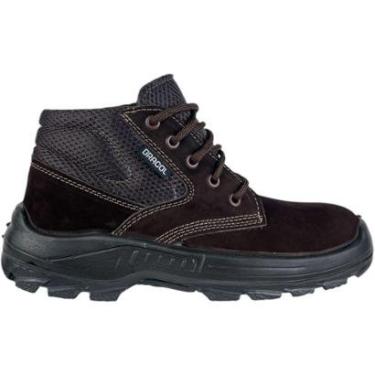 Imagem de Botina De Segurança Bota Bracol Coturno Nobuck Bico Pvc CA-Masculino