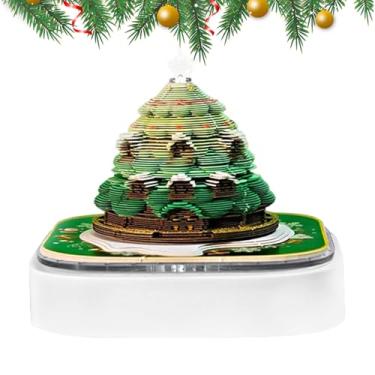 Imagem de Calendário Time Piece 2026, árvore de Natal, 3D, 2026, agenda diária com luz, para estudantes, crianças, adultos, Natal, casa, trabalho, estante de livros, quarto, sala de estar, mesa de cabeceira