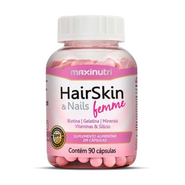 Imagem de Hairskin Femme Biotina E Minerais Maxinutri 90 Cápsulas