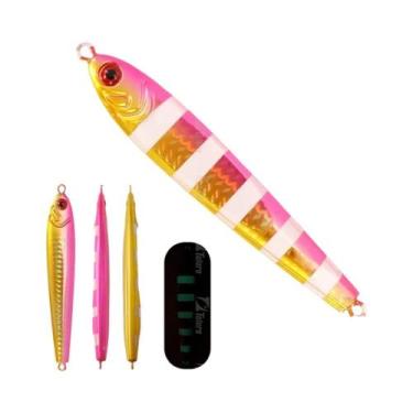 Imagem de Isca De Pesca Em Água Salgada Com Olhos 3D Em 5 Cores, Metal Jig De Af