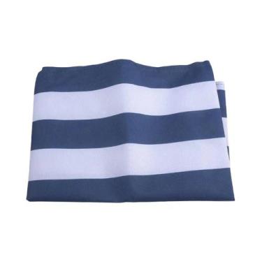 Imagem de Capa De Cadeira De Praia Listrada De Poliéster, Tecido De Substituição