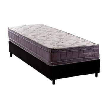 Imagem de Cama Box NOVO + Colchão Molas Kappesberg Ensacadas Inverno Verão + Bas