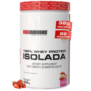 Imagem de Whey Protein Isolada 900g  Bodybuilders, Morango