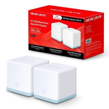 Imagem de Roteador Wireless Mercusys Halo S12 Ac1200 Mesh (pack 2 Un