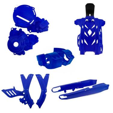 Imagem de Kit Protetores Motor Quadro Tampas Laterais Balança Bengala Amx Sherco Sef 250/300