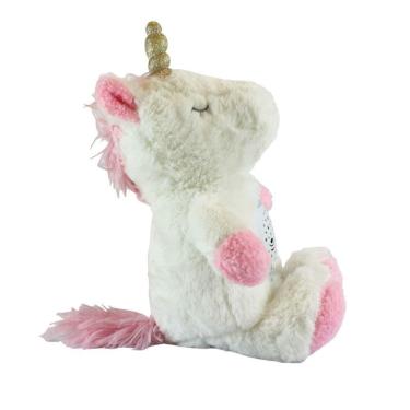 Imagem de Pelúcia Unicórnio Musical Com Luz E Sons Calmantes